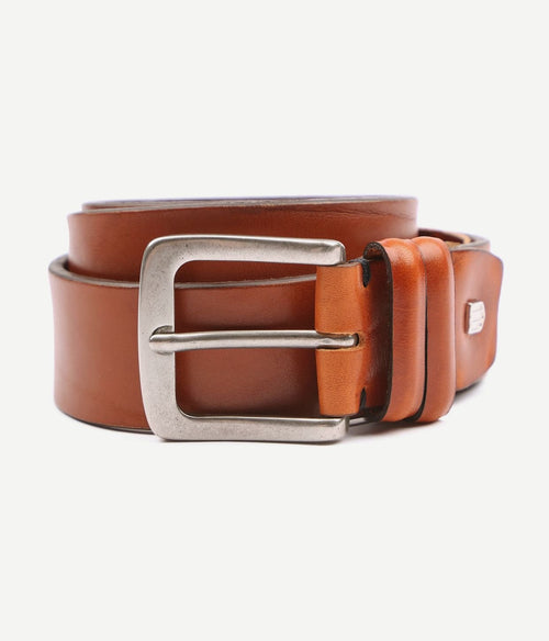 Profuomo leren riem amsterdam cognac