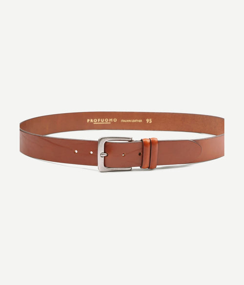 Profuomo leren riem amsterdam cognac