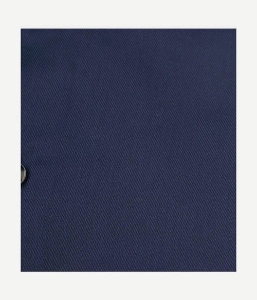 Suitable overhemd donkerblauw blauw twill dr-05