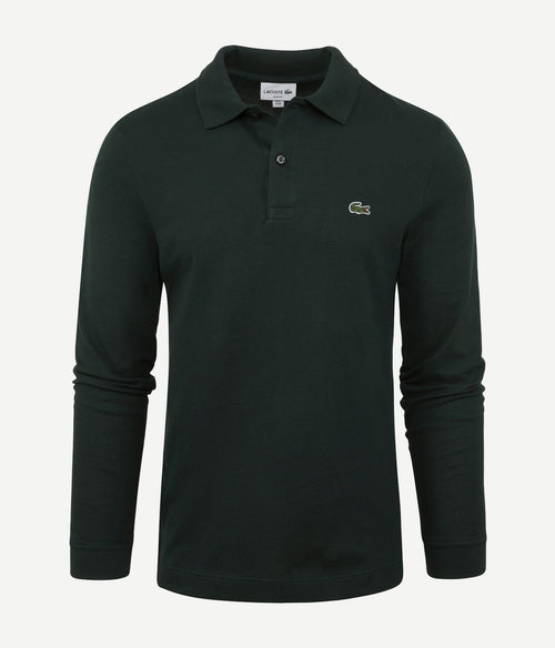 Lacoste poloshirt lange mouwen donkergroen