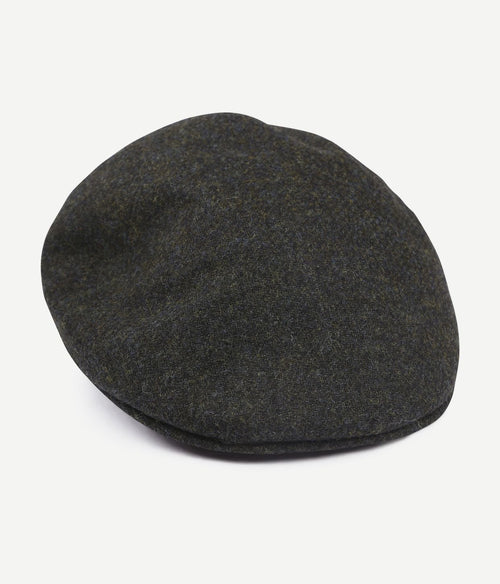 Profuomo flat cap wol donkergroen