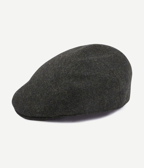 Profuomo flat cap wol donkergroen