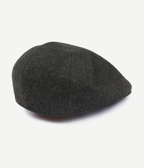 Profuomo flat cap wol donkergroen