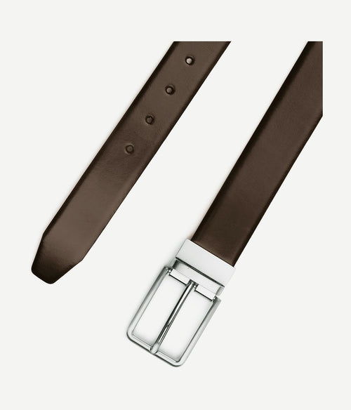 Profuomo riem zwart + bruin