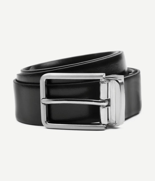 Profuomo riem zwart + bruin