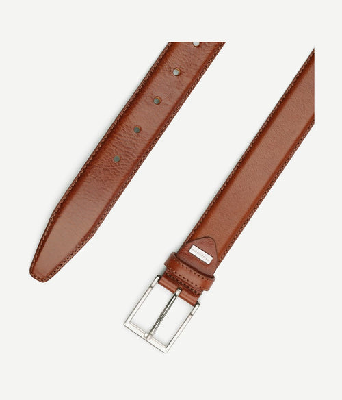 Profuomo leren riem cognac