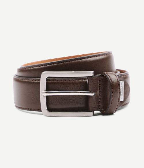 Profuomo riem leer bruin