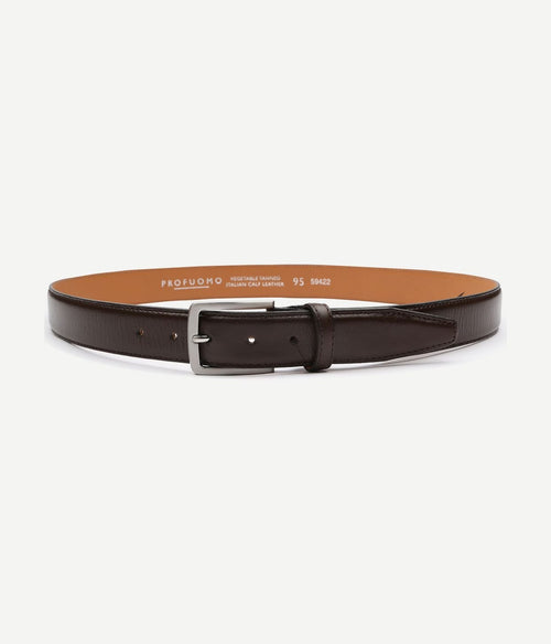 Profuomo riem leer bruin