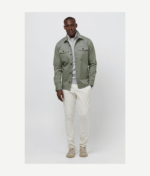 Profuomo overshirt basic groen