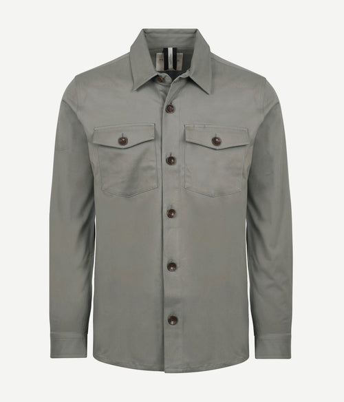 Profuomo overshirt basic groen