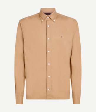 Tommy Hilfiger overhemd brushed beige