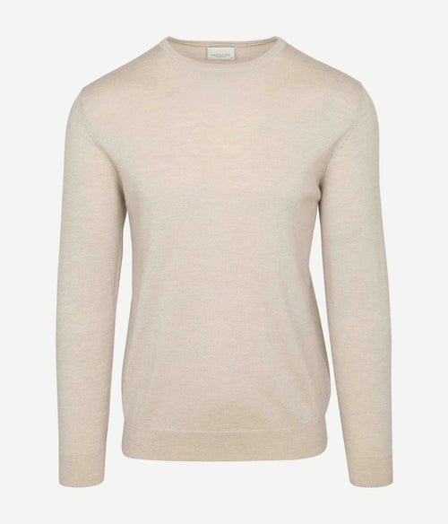 Profuomo pullover merinowol ecru