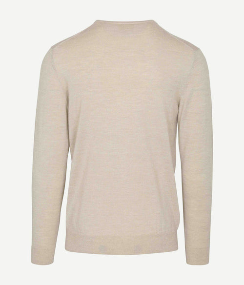 Profuomo pullover merinowol ecru