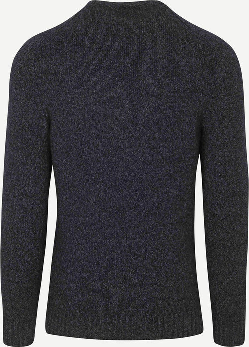 Profuomo pullover boiled wool donkerblauw