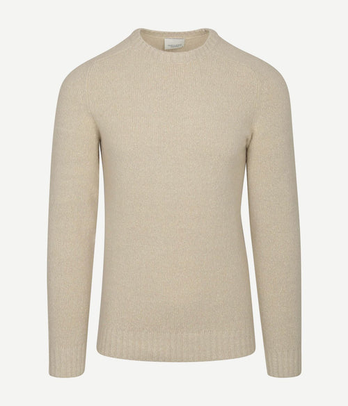 Profuomo pullover boiled wool ecru