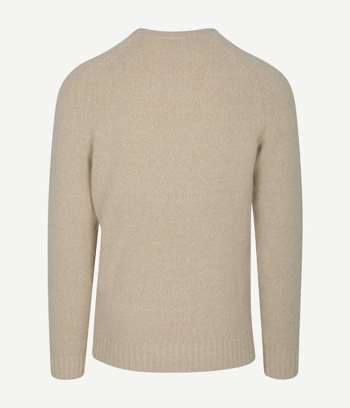 Profuomo pullover boiled wool ecru