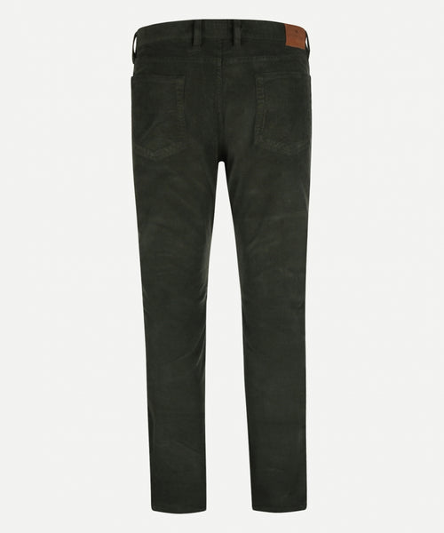 5-Pocket Johnson corduroy | Dark Olive