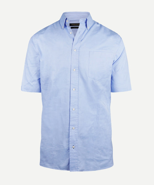 Overhemd regular fit korte mouw | Light Blue